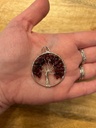 Pendentif Grenat Arbre de vie