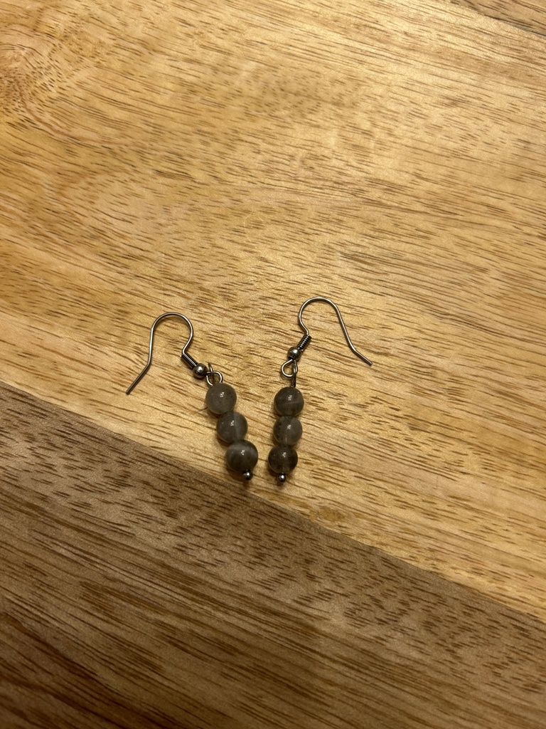 Boucle d'oreille Labradorite
