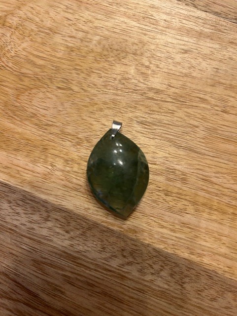Pendentif Fluorine Verte