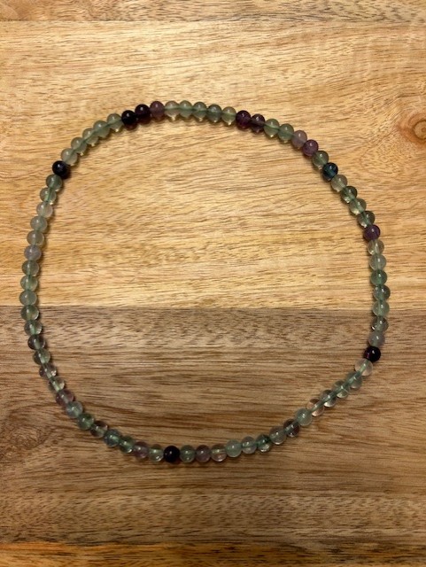 Collier Fluorine multicolore