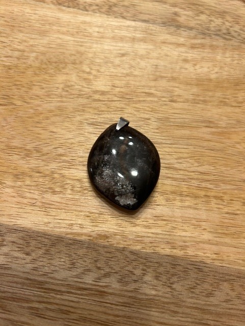 Pendentif Pierre de Lune Noire