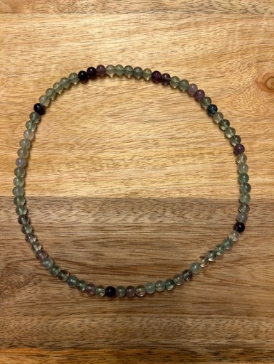 Collier Fluorine multicolore