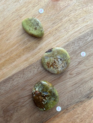 Pierre plate Opale Verte