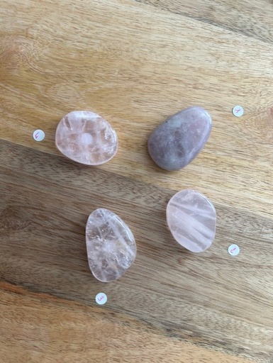 Pierre plate Quartz Rose