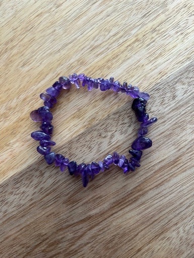 [Bracelet] Bracelet Améthyste baroque
