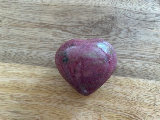 Galet cœur Rhodonite