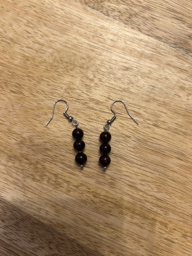Boucle d'oreille Grenat Almandin